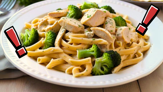 Chicken Alfredo With Protein Noodles